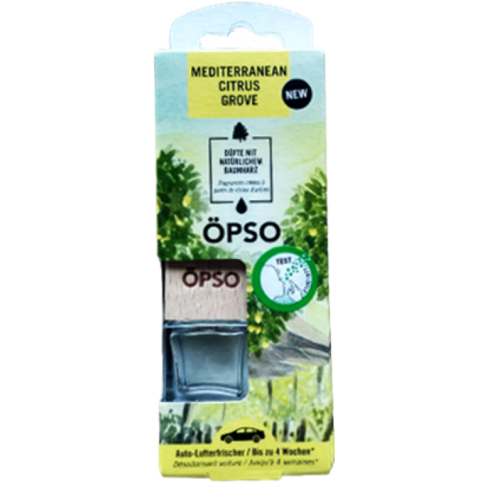 Ароматизатор для авто Öpso Mediterraner Zitrushain Mini Цитрусовая роща, 6 мл - 