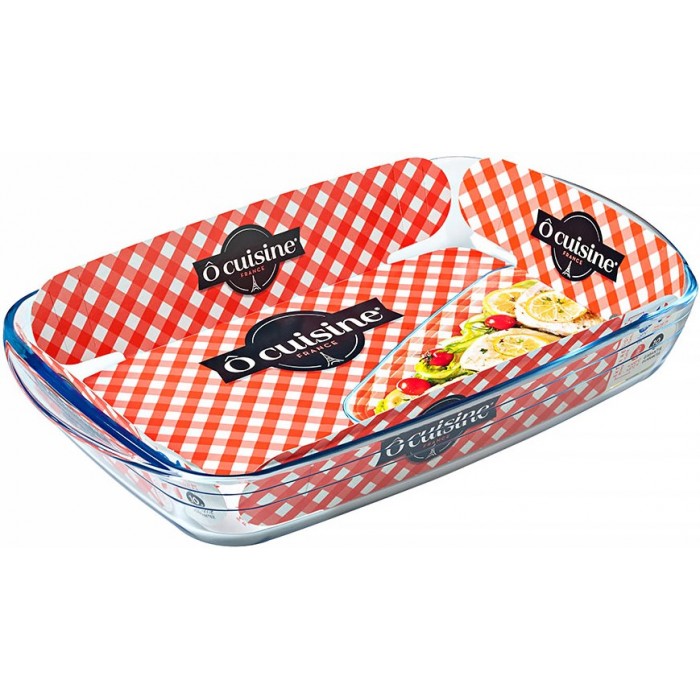 Форма стеклянная Pyrex O Cuisine прямоугольная 2 л, 32*20 см - 