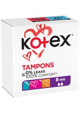 Тампони Кotex Mini, 8 шт
