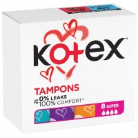 Тампони Кotex Super, 8 шт