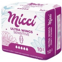 Гігієнічні прокладки Micci Ultra Sensitive 5 крапель, 10 шт