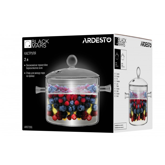 Кастрюля ARDESTO Black Mars, AR0720G (16 см), 2 л - 