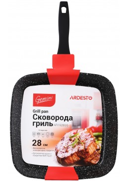 Сковорода гриль Ardesto Gemini AR1928GG, 28 см
