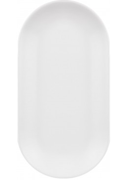 Блюдо овальное Lucca White AR2925WMP, 25х13 см