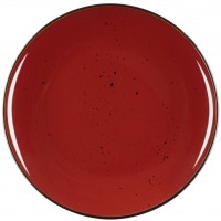 Тарілка обідня ARDESTO Bagheria Sangria AR2926R, 26 см