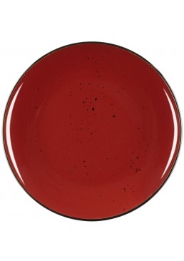 Тарілка обідня ARDESTO Bagheria Sangria AR2926R, 26 см
