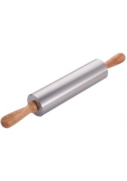 Металлическая скалка Kamille KM 7819, 1 шт