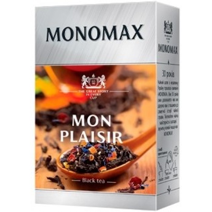 Чай черный цейлонский Мономах Mon Plaisir, 80 г - 
