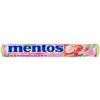 Жувальні драже Mentos Полуничний Мікс, 37 г