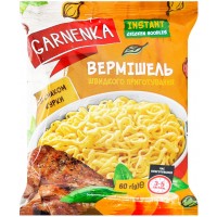 Вермишель Garnenka со вкусом курицы, 60 г