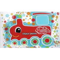 Губка банная Baby boom Паровоз, 1 шт