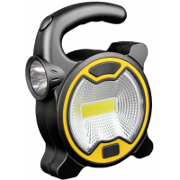Фонарь ручной для кемпинга T-915 на батарейках, 2 режима (3W COB + 1W LED)
