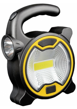 Фонарь ручной для кемпинга T-915 на батарейках, 2 режима (3W COB + 1W LED)