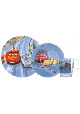 Дитячий набір Luminarc Disney Cars 3 (N5280) из 3 предметів