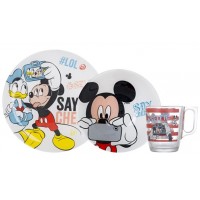 Дитячий набір Luminarc N5278 Disney Party Mickey, 3 предмети