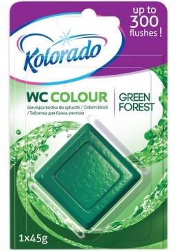 Таблетка для бачка унитаза WC COLOUR Хвойный лес, 1шт