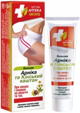 Бальзам Биокон Арника и конский каштан от синяков, 30 г