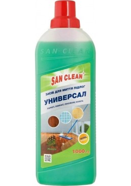 Средство для мытья полов San Clean универсал Сосна, 1000 мл