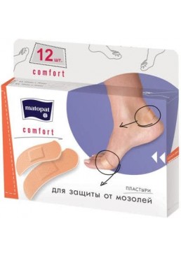 Пластир медичний Matopat Comfort, 12 шт