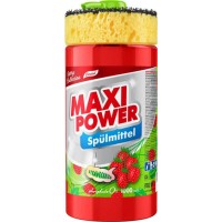 Средство для мытья посуды Maxi Power Земляника, 1 л