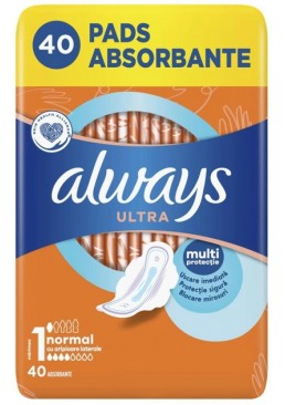 Гігієнічні прокладки Always Ultra Normal 4 краплі, 40 шт