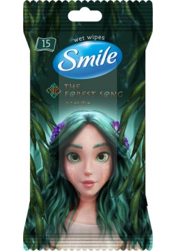 Салфетки влажные Smile Mavka Mix, 15 шт 