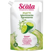 Средство для мытья посуды Scala Piatti Limone Busta с ароматом лимона, 2 л