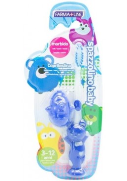 Зубная щетка Farma Line детская Teddy Bear, 3-12 лет