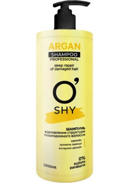 Шампунь для волос O'Shy Argan Восстановление структуры поврежденных волос, 1 л