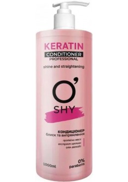 Кондиціонер для волосся O'Shy Keratin Блиск та випрямлення, 1л
