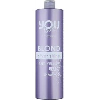 Шампунь You Look Professional Blond Silver Shine для сохранения цвета и нейтрализации желтизны, 1 л