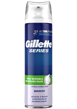 Піна для гоління Gillette Series Sensitive Skin Для чутливої шкіри, 200 мл 