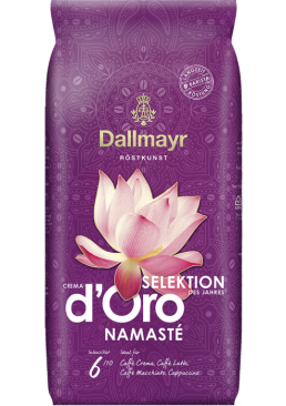 Кофе Dallmayr Crema d'Oro Selektion Namaste в зернах, 1 кг