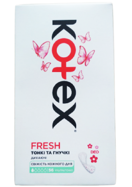 Щоденні гігієнічні прокладки Kotex Ultraslim Deo, 56 шт