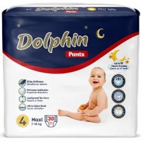 Подгузники-трусики детские Dolphin 4 maxi (7-18 кг), 30 шт