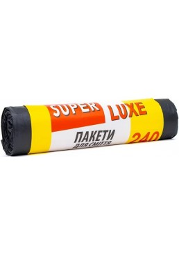 Пакети для сміття Super Luxe 240 л, 5 шт