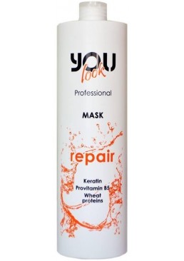 Маска You Look Professional Repair Mask для сухих и поврежденных волос, 1 л