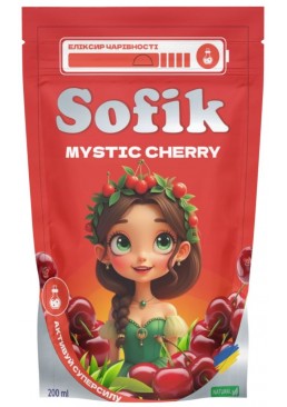 Напій соковий Sofik Mystic Cherry зі смаком вишні, безалкогольний, негазований, 200 мл