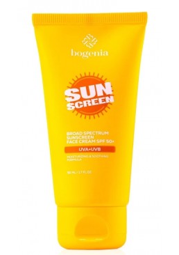 Сонцезахисний крем Sunscreeen Face Cream SPF50+ Bogenia BG463, 50 мл