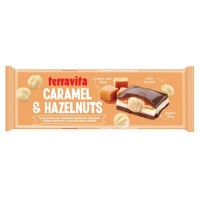 Шоколад Terravita Caramel & Hazelnuts, 235 г