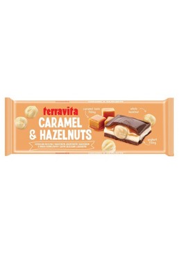 Шоколад Terravita Caramel & Hazelnuts, 235 г