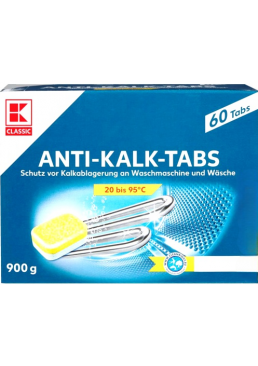 Таблетки для стиралки Anti-Kalk Tabs, 60 шт