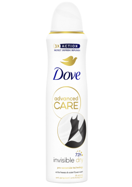 Дезодорант-антиперспирант Dove Invisible Dry Advanced Care, 150 мл