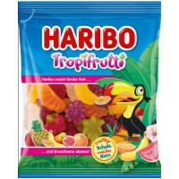 Жувальні цукерки Haribo Tropifrutti тропічні фрукти, 175 г