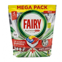 Капсулы для посудомоечной машины Fairy Platinum Plus Лимон, 77 шт