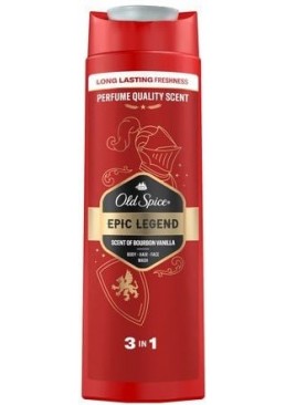 Чоловічий гель-шампунь для душу 3в 1 Old Spice Epic Legend, 400 мл