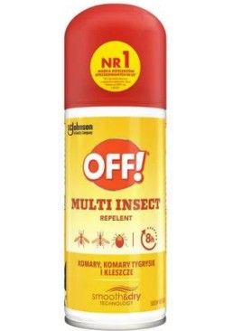 Cухой аэрозоль OFF! Multi-Insect против комаров и клещей, 100 мл
