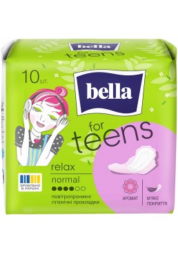 Гігієнічні прокладки Bella for Teens: Ultra Relax 10 шт