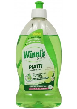 Засіб для миття посуду з ароматом лайма Piatti Concentrato Winni's, 480 мл