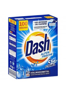 Порошок для прання універсальний Dash Alpen Frische, 6 кг (100 прань) 